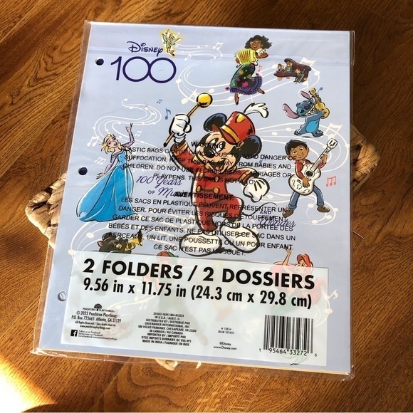 Disney 100 Years 2 pack folders - Picture 2 of 2